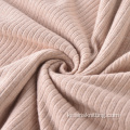 폴리 에스테르 레이온 Hacci Rib Fabric Brushed